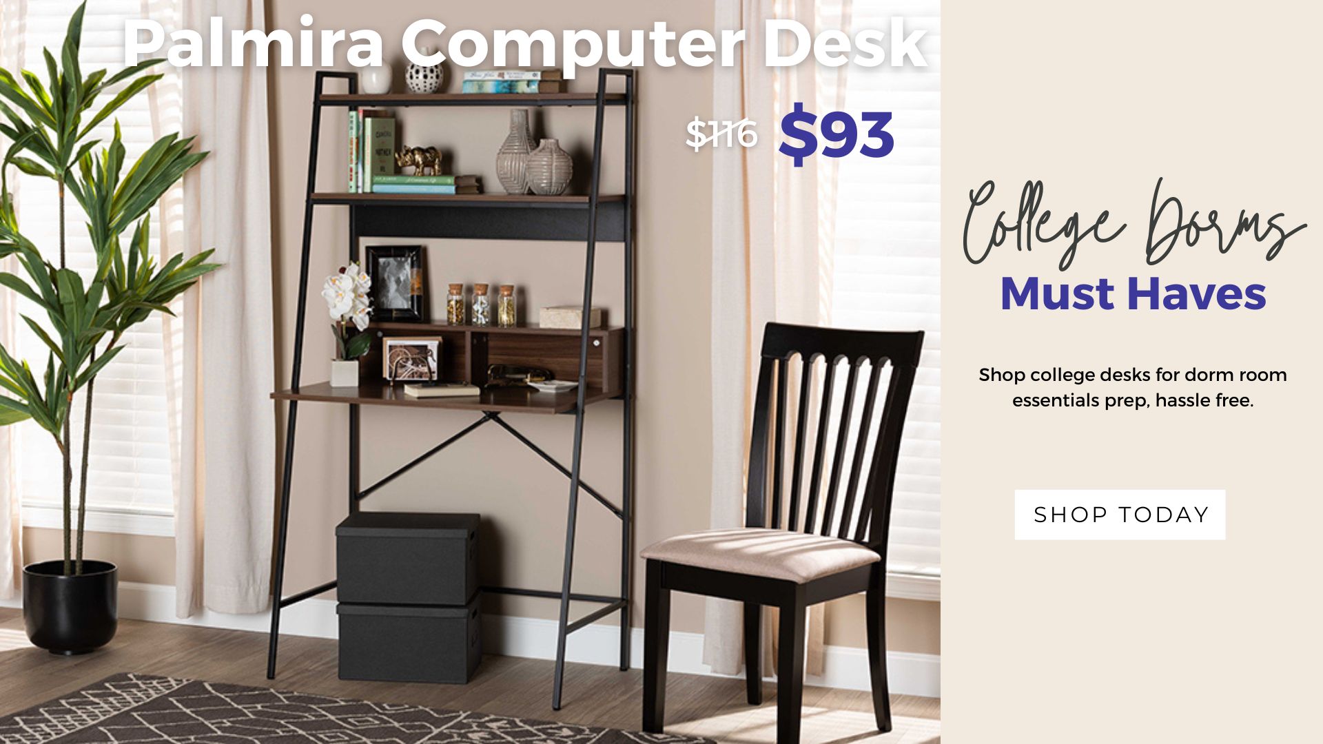 Palmira Computer Desk $93