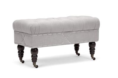 Baxton Studio Hildebrand Beige Linen Modern Tufted Bench ORG $190 SALES PRICE $171