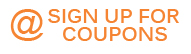 sign up for updates on promotions and coupons