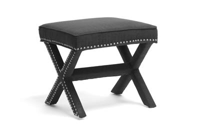 Baxton Studio Marnie Gray Linen Modern Bench ORG $145 SALE PRICE $131