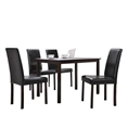 Baxton Studio Andrew 5-Piece Modern Dining Set Affordable modern furniture in Chicago, Andrew 5-Piece Modern Dining Set, Dining Room Furniture Chicago