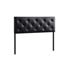 Baxton Studio Baltimore Modern and Contemporary King Black Faux Leather Upholstered Headboard Classic headboard, Modern headboard, Cheap headboard, Affordable furniture in Chicago