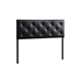 Baxton Studio Baltimore Modern and Contemporary King Black Faux Leather Upholstered Headboard - BSOBBT6431-Black-King HB
