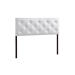 Baxton Studio Baltimore Modern and Contemporary King White Faux Leather Upholstered Headboard - BSOBBT6431-White-King HB