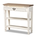Baxton Studio Dauphine Traditional French Accent Console Table-1 Drawer - BSOCHR10VM/M B-C