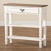 Baxton Studio Dauphine Traditional French Accent Console Table-1 Drawer - BSOCHR10VM/M B-C