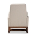 Baxton Studio Yashiya Mid-century Retro Modern Light Beige Fabric Upholstered Rocking Chair - BSOBBT5199-Light Beige