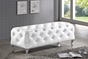 Baxton Studio Stella Crystal Tufted White Modern Bench - BSOBBT5119-White-Bench
