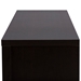 Baxton Studio Gerhardine Dark Brown Wood 70-inch TV Cabinet with 2 Sliding Doors and Drawer - BSOTV834128-Wenge