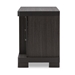 Baxton Studio Viveka 47-Inch Greyish Dark Brown Wood TV Cabinet with 2 Doors - BSOTV838074-Embosse