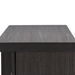 Baxton Studio Viveka 47-Inch Greyish Dark Brown Wood TV Cabinet with 2 Doors - BSOTV838074-Embosse