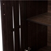 Baxton Studio Excel Modern and Contemporary Dark Brown Sideboard Storage Cabinet - BSOSR 890005-Wenge