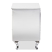 Baxton Studio Erin Modern and Contemporary White Faux Leather Upholstered Nightstand - BSOBBT3116-White-NS