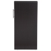 Baxton Studio Lindo Dark Brown Wood Bookcase with One Pulled-out Door Shelving Cabinet - BSOSH-001-Espresso