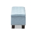 Baxton Studio Hannah Modern and Contemporary Light Blue Fabric Upholstered Button-Tufting Storage Ottoman Bench - BSOBBT3136-OTTO-Light Blue-H1217-21