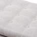Baxton Studio Kaylee Modern Classic Grayish Beige Fabric Upholstered Button-Tufting Storage Ottoman Bench - BSOBBT3137-OTTO-Greyish Beige-H1217-14