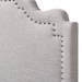 Baxton Studio Nadeen Modern and Contemporary Greyish Beige Fabric Twin Size Headboard - BSOBBT6622-Greyish Beige-Twin HB-H1217-14