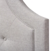 Baxton Studio Mars Modern and Contemporary Greyish Beige Fabric Twin Size Headboard - BSOBBT6623-Greyish Beige-Twin HB-H1217-14