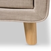 Baxton Studio Jonesy Mid-Century Beige Linen Upholstered 2-Drawer Nightstand - BSOBBT3140-Beige-NS-XD02