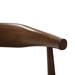 Baxton Studio Winton Mid-Century Modern Walnut Wood Dining Chair Set of 2 - BSORT514-CHR