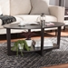 Baxton Studio Jacintha Modern and Contemporary Wenge Brown Finished Coffee Table - BSOMH2106-Wenge-CT