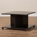 Baxton Studio Cladine Modern and Contemporary Wenge Brown Finished Coffee Table - BSOMH22003-Wenge-CT