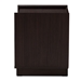 Baxton Studio Larsine Modern and Contemporary Brown Finished 2-Drawer Nightstand - BSOYCNT00904-Modi Wende-NS