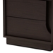 Baxton Studio Larsine Modern and Contemporary Brown Finished 2-Drawer Nightstand - BSOYCNT00904-Modi Wende-NS