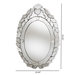 Baxton Studio Livia Classic and Traditional Silver Finished Venetian Style Accent Wall Mirror - BSORXW-6162-1