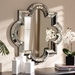 Baxton Studio Catia Art Deco Antique Silver Finished Quatrefoil Accent Wall Mirror - BSORXW-5809