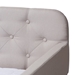 Baxton Studio Camelia Modern and Contemporary Beige Fabric Upholstered Button-Tufted Twin Size Sofa Daybed with Roll-Out Trundle Guest Bed - BSOCamelia-Beige-Daybed
