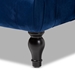 Baxton Studio Keswick Transitional Blue Velvet Fabric Upholstered Button Tufted Cocktail Ottoman - BSO502-Royal Blue-Otto