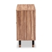 Baxton Studio Valina Modern and Contemporary 2-Door Wood Entryway Shoe Storage Cabinet - BSOFP-1805-5008