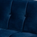 Baxton Studio Ambra Glam and Luxe Navy Blue Velvet Fabric Upholstered and Button Tufted Gold Sofa with Gold-Tone Frame - BSOTSF-5507-Navy/Gold-SF
