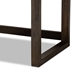 Baxton Studio Inicio Modern and Contemporary Ash Brown Finished 1-Drawer Wood Nightstand - BSOInicio-NS