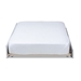 Baxton Studio Mariana Classic and Traditional White Finished Wood Twin Size Trundle - BSOMariana-White-Trundle