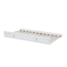 Baxton Studio Mariana Classic and Traditional White Finished Wood Twin Size Trundle - BSOMariana-White-Trundle