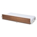 Baxton Studio Toveli Modern and Contemporary Ash Walnut Finished Twin Size Trundle Bed - BSOMG-0015-Ash Walnut-Trundle
