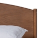 Baxton Studio Leanora Mid-Century Modern Ash Wanut Finished Queen Size Wood Platform Bed - BSOMG0006-Ash Walnut-Queen