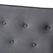 Baxton Studio Sorrento Mid-century Modern Grey Velvet Fabric Upholstered Walnut Finished Wooden 3-seater Sofa - BSOBBT8013-Grey Velvet/Walnut-SF