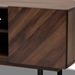 Baxton Studio Berit Mid-Century Modern Walnut Brown Finished Wood TV Stand - BSOSE TV90800WI-Columbia-TV Stand