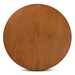 Baxton Studio Alayna Modern and Contemporary Walnut Brown Finished 35-Inch-Wide Round Wood Dining Table - BSORH7048T-Walnut-35-IN-DT