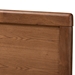 Baxton Studio Tamsin Modern Transitional Ash Walnut Brown Finished Wood Full Size 4-Drawer Platform Storage Bed with Built-In Shelves - BSOTamsin-Ash Walnut-Full