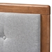 Baxton Studio Cosma Modern Transitional Ash Walnut Brown Finished Wood 4-Drawer Full Size Platform Storage Bed - BSOCosma-Light Grey/Ash Walnut-Full