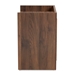 Baxton Studio Hale Modern and Contemporary Walnut Brown Finished Wood 1-Door Nightstand - BSOET8003-Walnut-NS