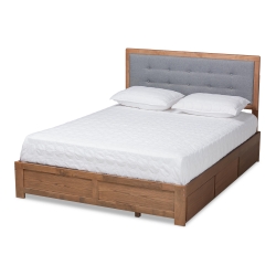 Queen Bed Bedroom Furniture Affordable Modern Furniture Baxton Studio Outlet