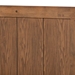 Baxton Studio Nicola Mid-Century Modern Transitional Ash Walnut Finished Wood Twin Size Platform Bed - BSONicola-Ash Walnut-Twin