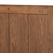 Baxton Studio Amira Mid-Century Modern Transitional Ash Walnut Finished Wood Twin Size Platform Bed - BSOAmira-Ash Walnut-Twin