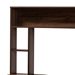 Baxton Studio Arlo Modern and Contemporary Walnut Brown Finished Wood Computer Desk - BSOSESD8013WI-Columbia-Desk