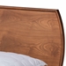 Baxton Studio Aimi Mid-Century Modern Walnut Brown Finished Wood Queen Size Platform Bed - BSOAimi-Ash Walnut-Queen